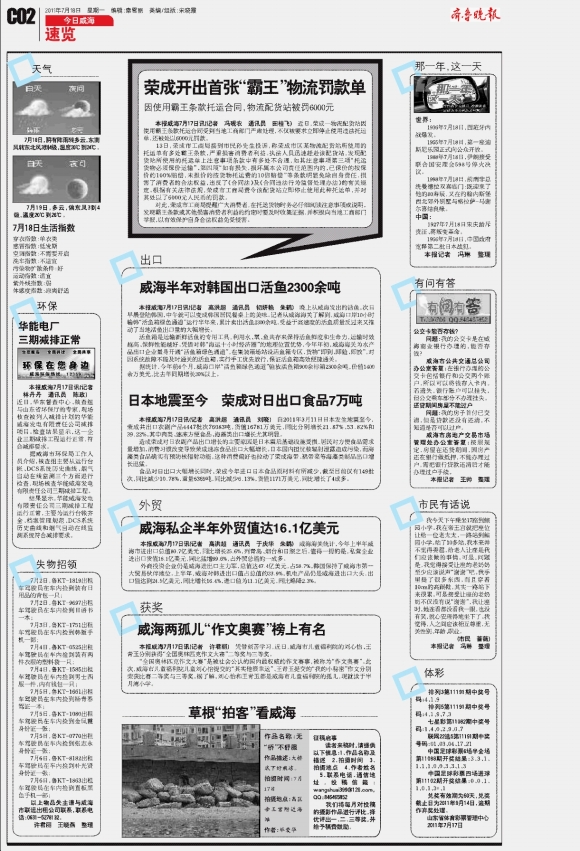 今日威海·速览