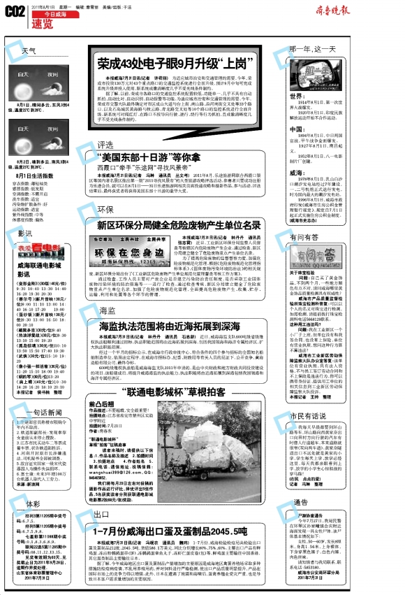 今日威海·速览