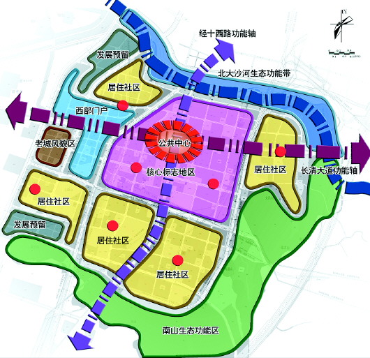 个片区控制性详细规划的社会征求意见公告,其中包括了长清的文昌片区